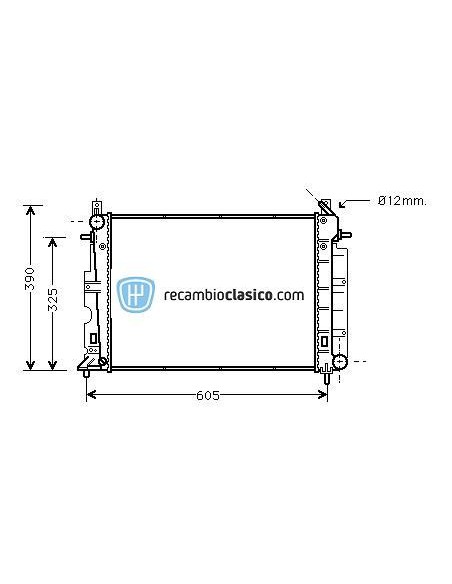 Comprar Radiador refrigeración SAAB 9-3 2.2 TiD 98-02 / 900 II