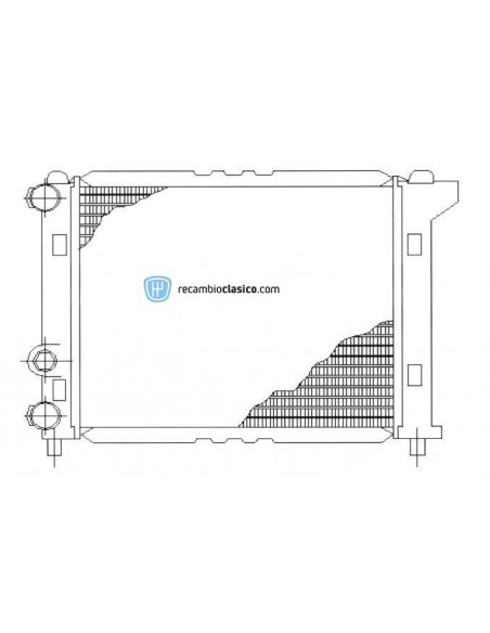 Comprar Radiador refrigeración SEAT Ibiza 1.7D (85-93) online