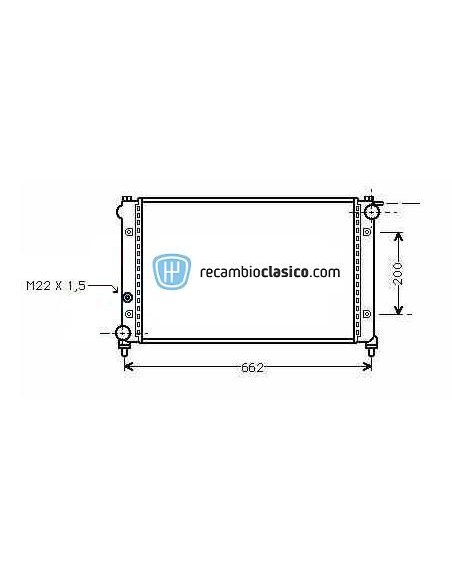 Comprar Radiador refrigeración SEAT Ibiza 1.2/1.5 (84-93) online