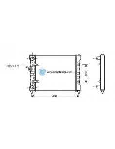Comprar Radiador refrigeración SEAT Ibiza 1.0/1.3 93- online