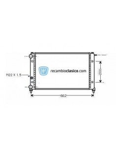 Comprar Radiador refrigeración SEAT Ibiza 1.7D (85-93) online