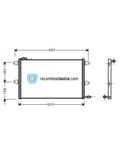 Comprar Condensador aire acondicionado SEAT Ibiza/Cordoba online