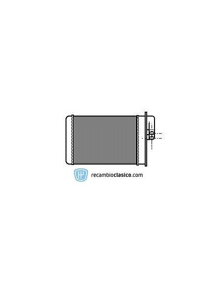 Comprar radiador de calefacción SEAT Ibiza 84-93 online