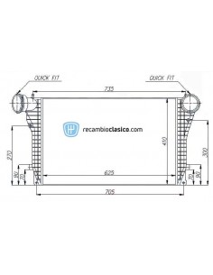 Comprar Intercooler AUDI A3 1.9TDi 150cv 00-03 online