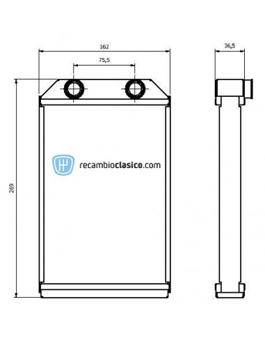 Comprar radiador de calefacción TOYOTA Land Cruiser 96-02 /