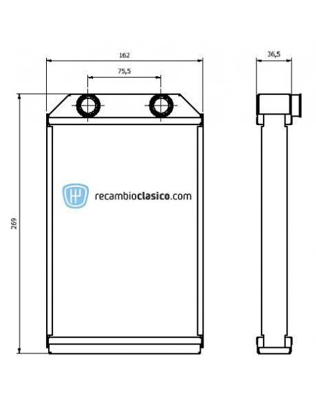 Comprar radiador de calefacción TOYOTA Land Cruiser 96-02 / Comprar radiador de calefacción TOYOTA Land Cruiser 96-02 /