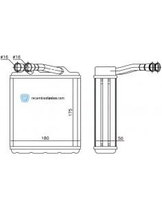 Comprar radiador de calefacción TOYOTA Carina E (T19)