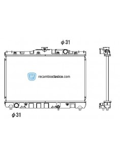Comprar Radiador refrigeración TOYOTA Corolla AE80 1.3 12V