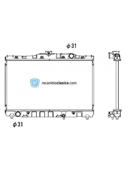 Comprar Radiador refrigeración TOYOTA Corolla AE80 1.3 12V