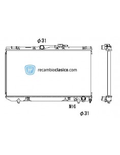 Comprar Radiador refrigeración TOYOTA Carina E 2.0 D 92-96 /