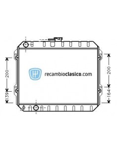 Comprar Radiador refrigeración TOYOTA HILUX 2.4D (LN56) 83-88