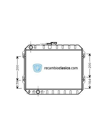 Comprar Radiador refrigeración TOYOTA HILUX 2.4D (LN56) 83-88