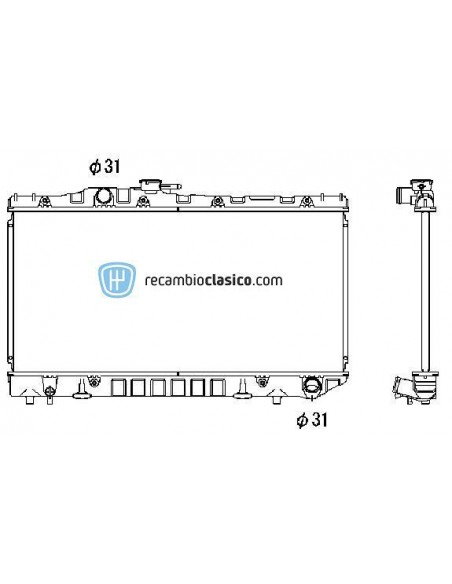 Comprar Radiador refrigeración TOYOTA CELICA 2.0GT/GTR