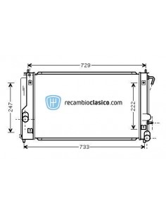 Comprar Radiador refrigeración TOYOTA Celica 1.8i 16v VVTi 99-