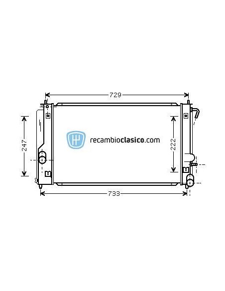 Comprar Radiador refrigeración TOYOTA Celica 1.8i 16v VVTi 99-