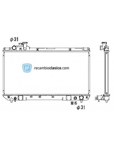 Comprar Radiador refrigeración TOYOTA RAV 4 I 2.0 94-00 online