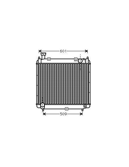 Comprar Radiador refrigeración TOYOTA Hiace LK11 96-01 online