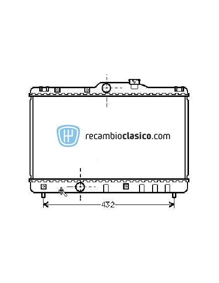 Comprar Radiador refrigeración TOYOTA Corolla online Comprar Radiador refrigeración TOYOTA Corolla online