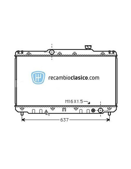 Comprar Radiador refrigeración TOYOTA Camry 2.2i 16v 91-96