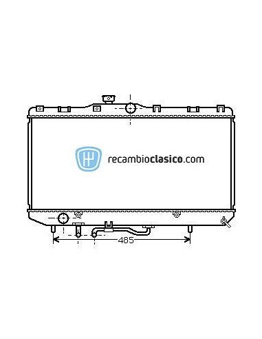 Comprar Radiador refrigeración TOYOTA Celica AT 180 1.6i 16V
