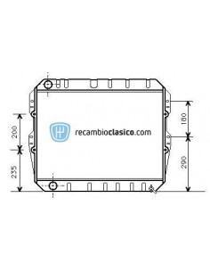Comprar Radiador refrigeración TOYOTA Land cruiser 2.4TD 85-90