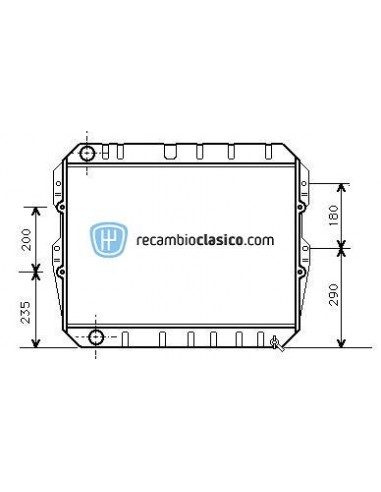 Comprar Radiador refrigeración TOYOTA Land cruiser 2.4TD 85-90