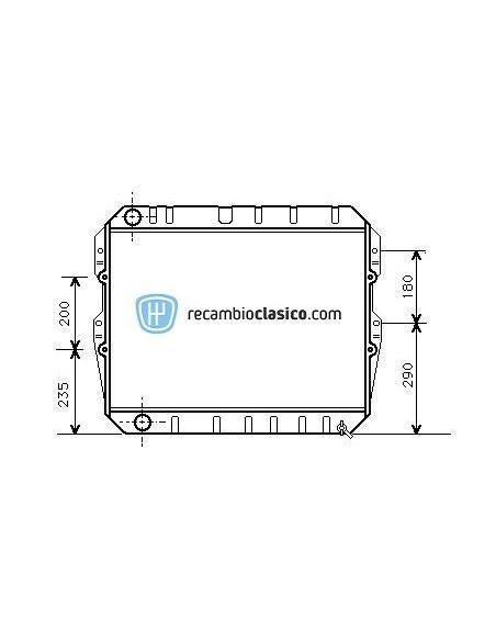 Comprar Radiador refrigeración TOYOTA Land cruiser 2.4TD 85-90