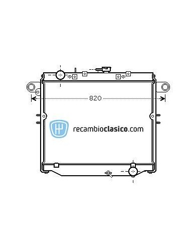 Comprar Radiador refrigeración TOYOTA Land cruiser 4.2TDi 98-