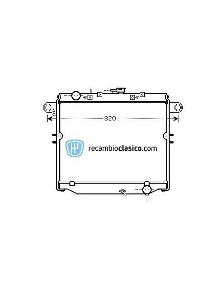 Comprar Radiador refrigeración TOYOTA Land cruiser 4.2TDi 98-