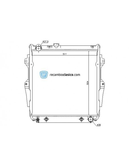 Comprar Radiador refrigeración TOYOTA Land Cruiser 3.0 TD 93-96
