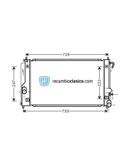 Comprar Radiador refrigeración TOYOTA Celica 1.8i 16v (AUT)