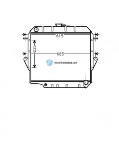 Comprar Radiador refrigeración TOYOTA Land Cruiser (J7) 4.2 D