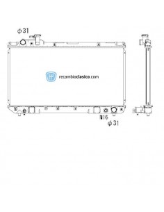 Comprar Radiador refrigeración TOYOTA RAV4 94-97 online