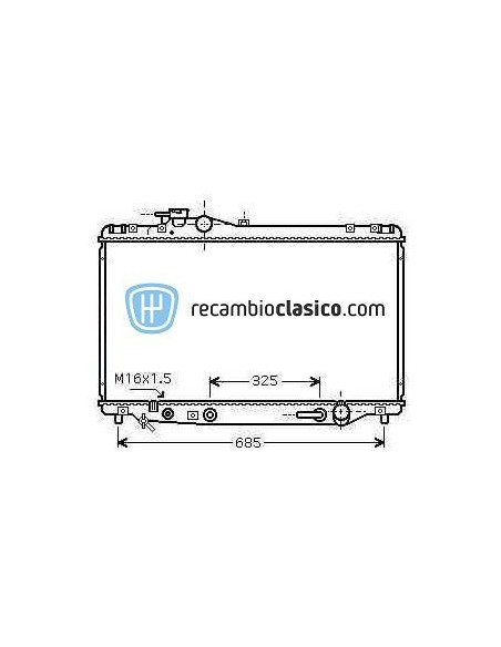 Comprar Radiador refrigeración TOYOTA Supra 3.0i Bi-Turbo AUT