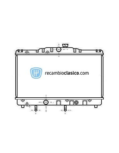 Comprar Radiador refrigeración TOYOTA Corolla 1.3 AUT 87-92