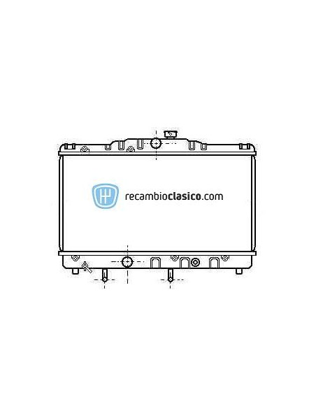 Comprar Radiador refrigeración TOYOTA Corolla 1.3 AUT 87-92