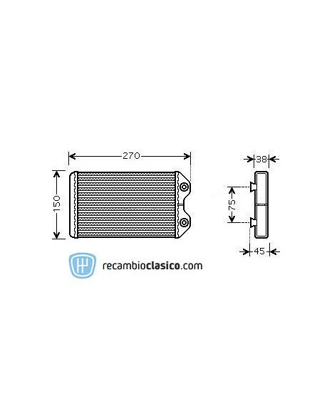 Comprar radiador de calefacción TOYOTA Corolla 97-00 online