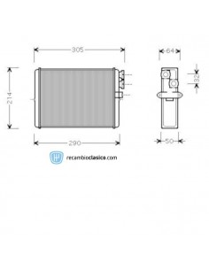 Comprar radiador de calefacción VOLVO S80 99- online