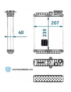 Comprar radiador de calefacción VOLVO S80 99- online