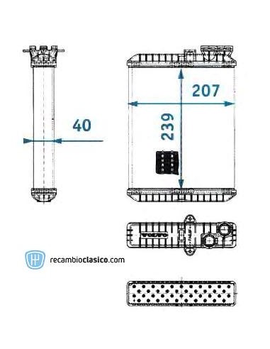 Comprar radiador de calefacción VOLVO S80 99- online