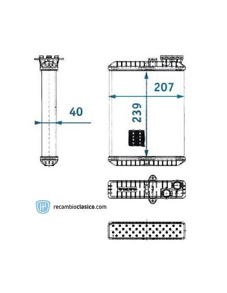 Comprar radiador de calefacción VOLVO S80 99- online