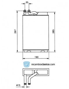 Comprar radiador de calefacción VOLVO 940/960 90-98 online