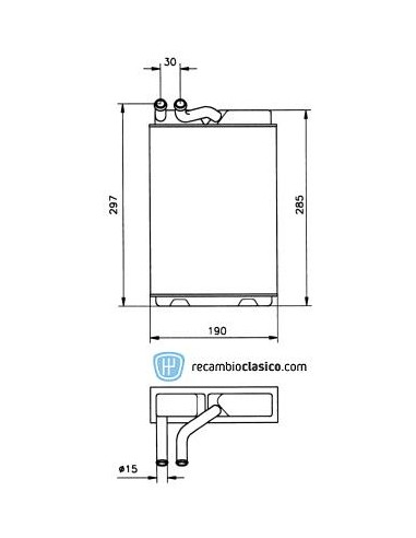 Comprar radiador de calefacción VOLVO 940/960 90-98 online