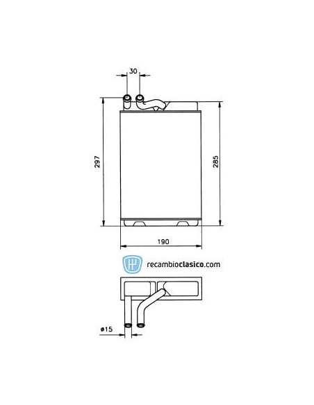 Comprar radiador de calefacción VOLVO 940/960 90-98 online