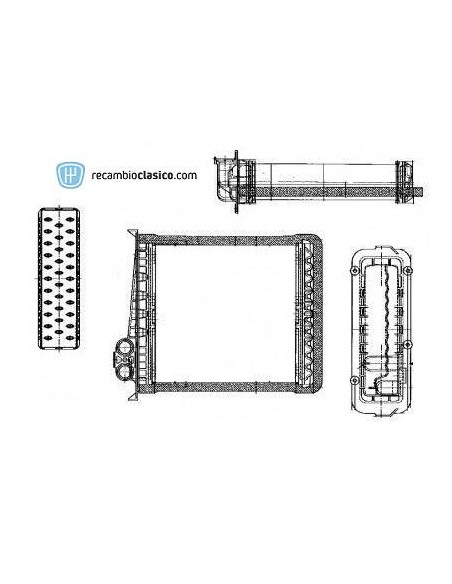 Comprar radiador de calefacción VOLVO 850/C70/S70/V70 online