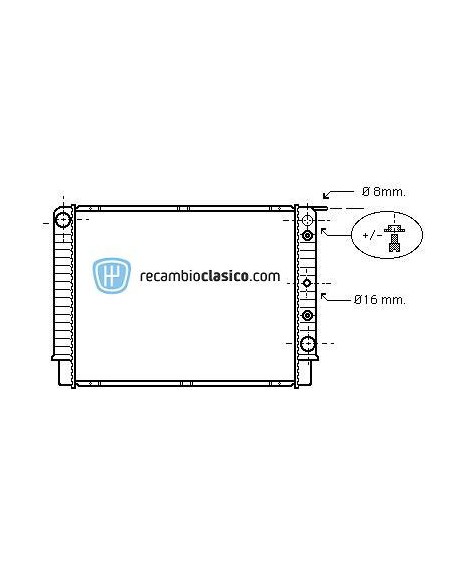 Comprar Radiador refrigeración VOLVO 960 +/- AC AUT 90- online