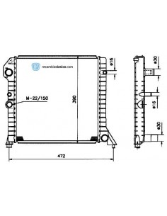 Comprar Radiador refrigeración VOLVO 460 1.6/1.8 online