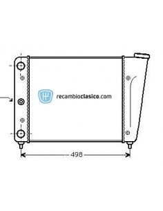 Comprar Radiador refrigeración VW Golf I/JETTA/Polo 1.1/1.3