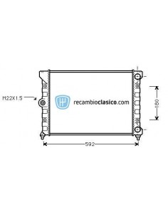 Comprar Radiador refrigeración VW Golf III 1.8 online