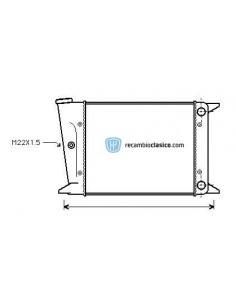 Comprar Radiador refrigeración VW Golf I, VW Jetta